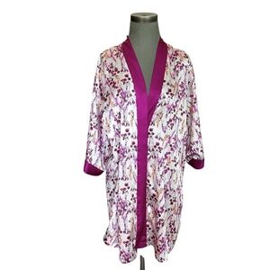 Victoria's Secret Floral Boho Beach Women's Robe M/L Whimsical Retro No Strap